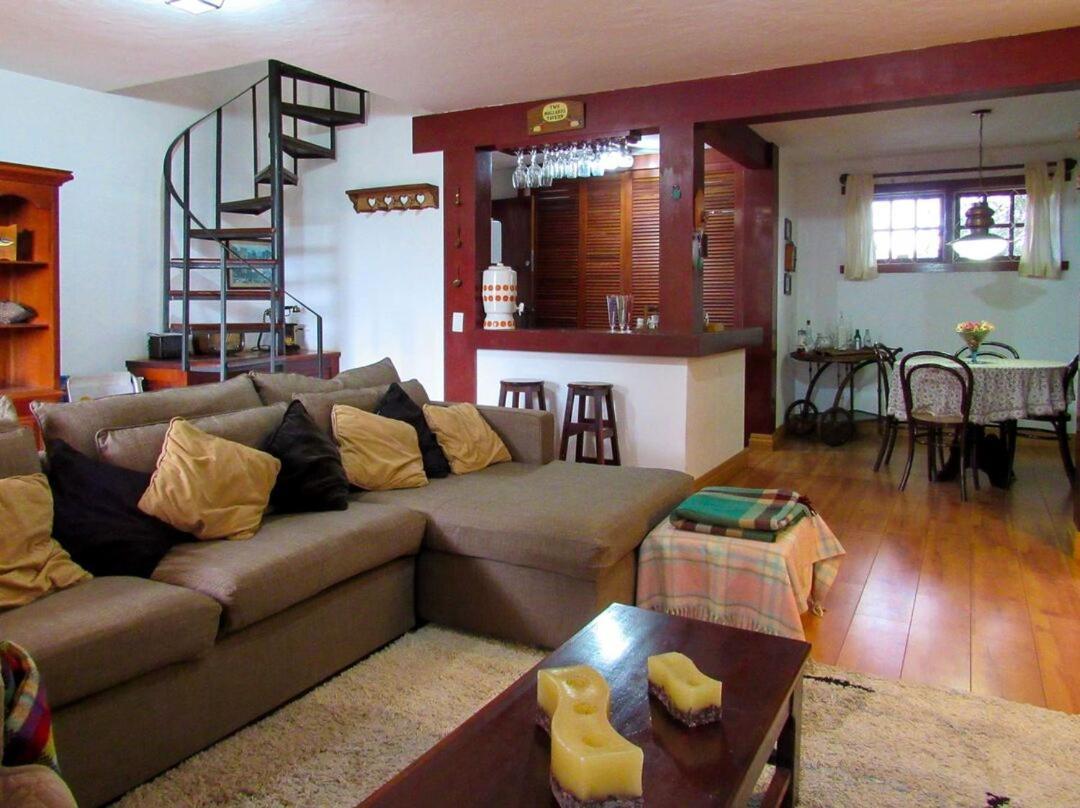 Villa Chale Com Lareira E Wi-Fi Em Campos Do Jordao - Sp Exterior foto