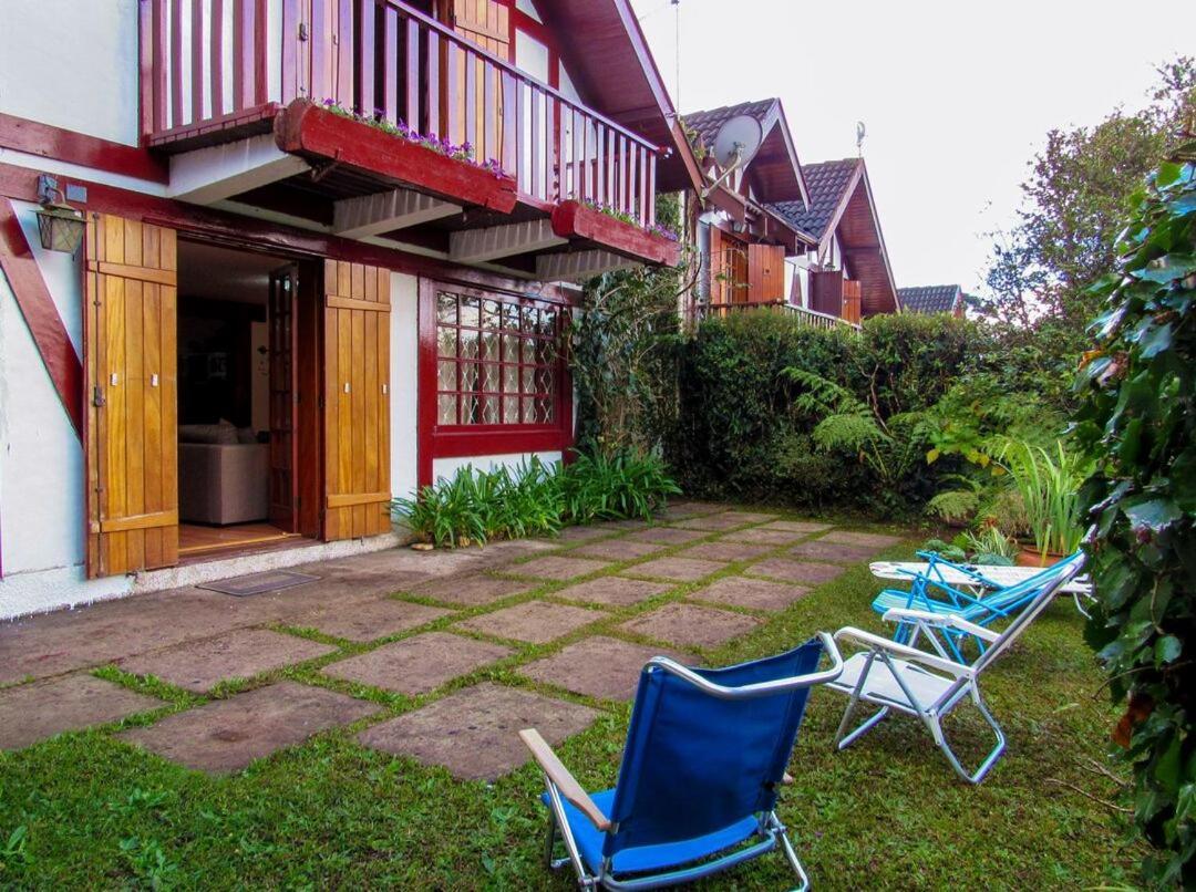 Villa Chale Com Lareira E Wi-Fi Em Campos Do Jordao - Sp Exterior foto