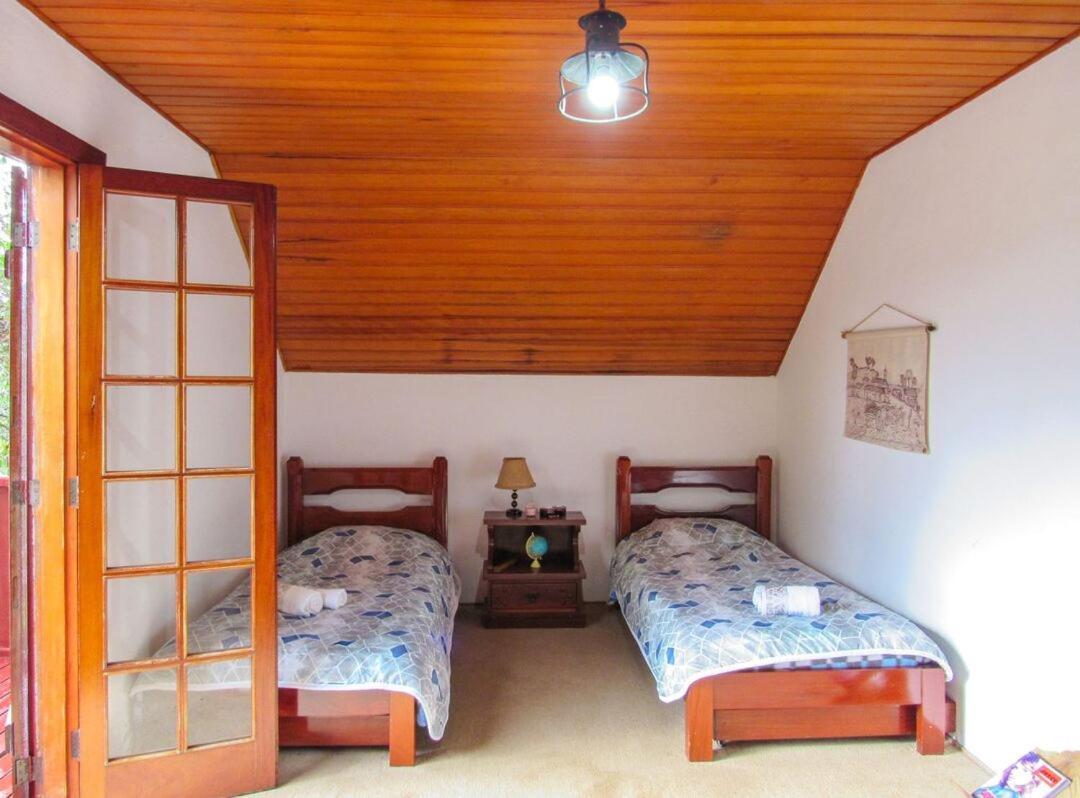 Villa Chale Com Lareira E Wi-Fi Em Campos Do Jordao - Sp Exterior foto