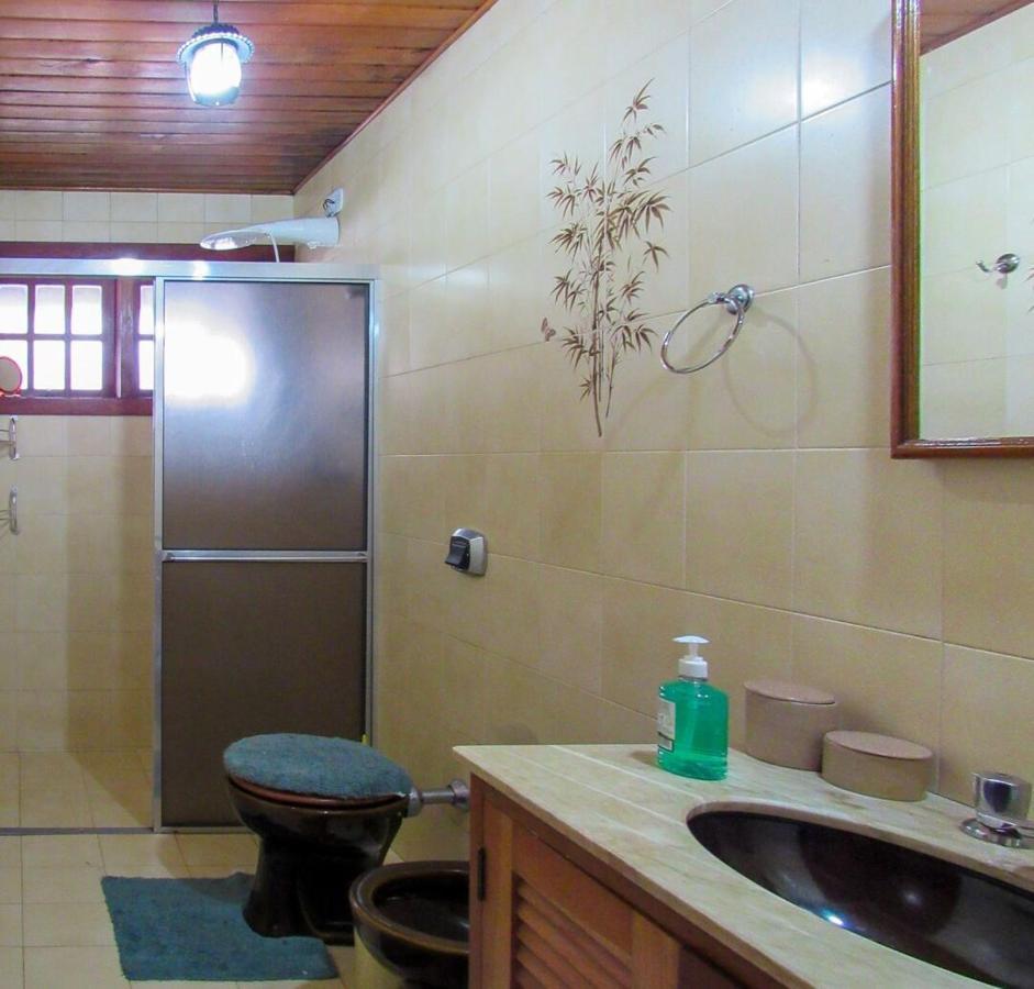 Villa Chale Com Lareira E Wi-Fi Em Campos Do Jordao - Sp Exterior foto