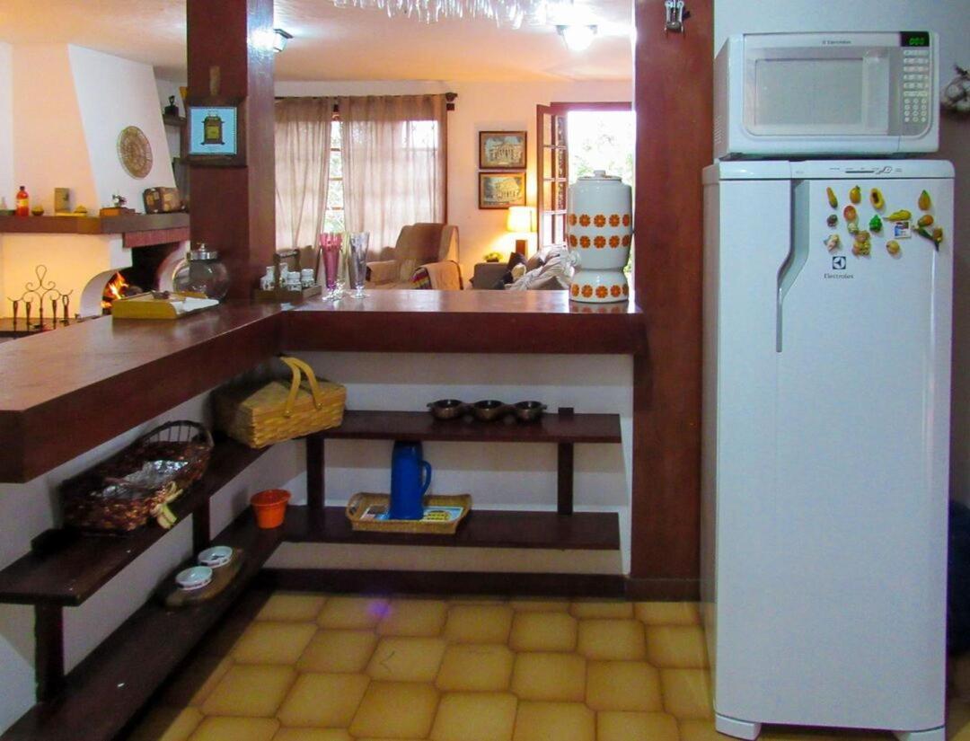 Villa Chale Com Lareira E Wi-Fi Em Campos Do Jordao - Sp Exterior foto